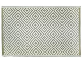 Tapis d'extérieur en polypropylène 120 x 180 cm (Diamant - Kaki)