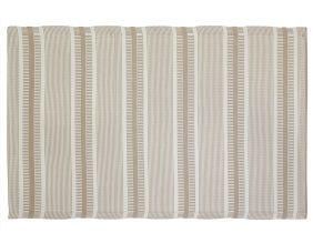 Tapis d'extérieur en polypropylène 120 x 180 cm (Ethnique - Beige )