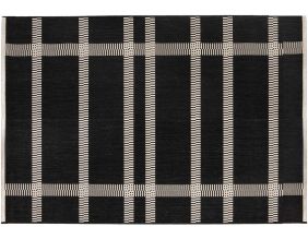 Tapis extérieur en polypropylène Paomia tonnerre (60 x 110 cm)