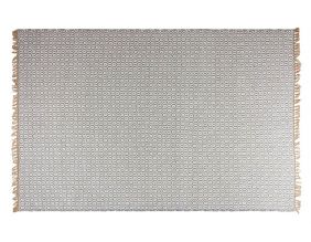 Tapis en polyéthylène recyclé Lancut gris (180 x 120 cm)