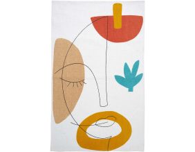 Tapis intérieur en coton Arty 50 x 80 cm