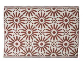 Tapis intérieur extérieur 120 x 180 cm Palm (Rouille)