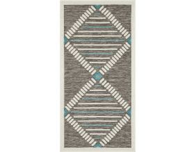 Tapis intérieur extérieur anthracite Acapulco 1672 (70 x 140 cm)