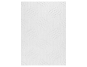 Tapis intérieur extérieur en polypropylène Fira 989 blanc (290 x 200 cm)