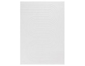 Tapis intérieur extérieur en polypropylène Fira 987 blanc (230 x 160 cm)