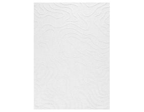 Tapis intérieur extérieur en polypropylène Fira 988 blanc (290 x 200 cm)
