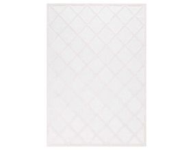 Tapis intérieur extérieur en polypropylène Fira 991 blanc (160 x 120 cm)