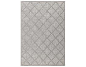 Tapis intérieur extérieur en polypropylène Fira 991 gris (160 x 120 cm)