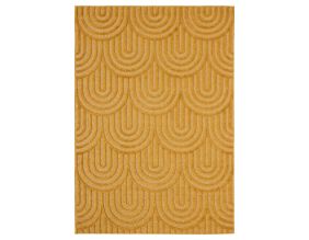 Tapis intérieur extérieur en polypropylène Fira 985 jaune (290 x 200 cm)