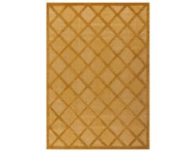 Tapis intérieur extérieur en polypropylène Fira 991 jaune (150 x 80 cm)