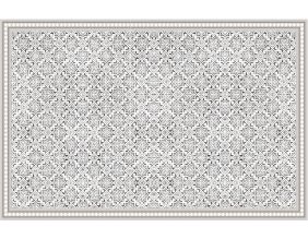 Tapis intérieur extérieur en vinyle carreaux marocains (118 x 180 cm)