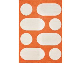 Tapis intérieur à poils longs Swing 381 orange (160 x 230 cm)