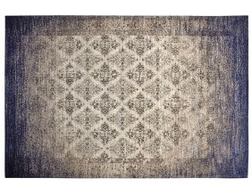 Tapis jacquard bleu (280 cm)