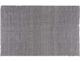 Tapis de jardin en plastique recyclé tissé 120 x 180 cm (Gris)