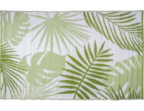 Tapis de jardin en polypropylène feuilles jungle