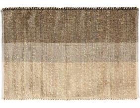 Tapis en jonc de mer Karan Carbone (60 x 90 cm)