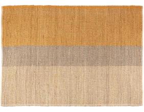 Tapis en jonc de mer et coton mirabelle Karan