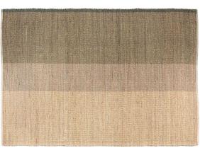 Tapis en jonc de mer et coton thym Karan