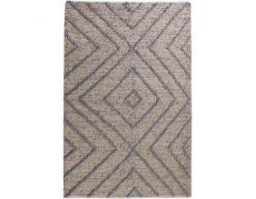 Tapis en jute grise Worgan (90 x 60 cm)