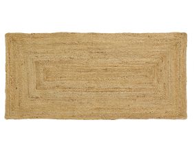 Tapis en jute naturel tressé (65 x 135 cm)