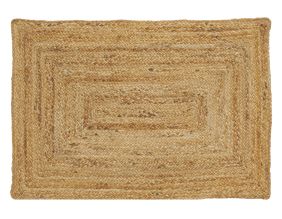 Tapis en jute naturel tressé (60 x 90 cm)