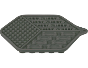 Tapis à lécher en silicone pour chat (Gris)