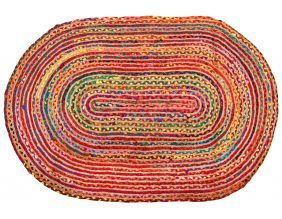 Tapis Rond En Jonc De Mer Naturel Diamètre 150 Cm - AUBRY GASPARD