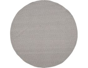 Tapis en polyester et laine beige Julana (Diamètre 200 cm)