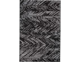 Tapis en polypropylène noir Evora (230 x 160 cm)