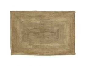 Tapis rectangulaire en jute naturelle (180 x 120 cm)