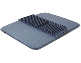 Tapis de séchage vaisselle pliable Udry (Bleu denim)