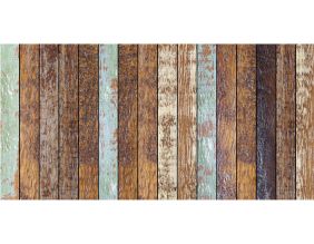 Tapis en vinyle effet bois (140 x 70 cm)