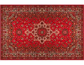 Tapis en vinyle vintage Persan rouge (60 x 90 cm)
