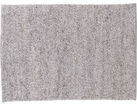Tapis en viscose et laine gris clair Jajru (350 x 250 cm)