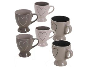 Tasse à café en grès (Lot de 6)