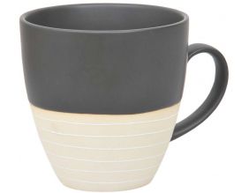 Tasse en grès 500 ml Modern (Gris)