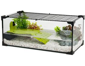 Terrarium pour tortues d'eau Karapas 60 (Noir)