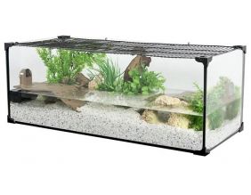 Terrarium pour tortues d'eau Karapas 80 (Noir)