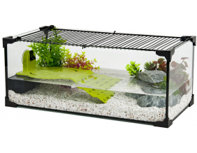 Terrarium pour tortues d'eau Karapas 50 (Noir)