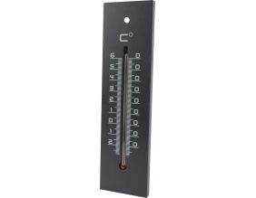 Thermomètre en médium contemporain (Noir - 22 cm)