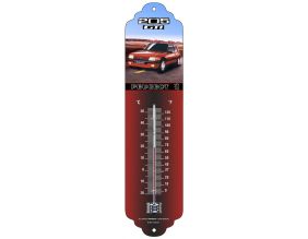 Thermomètre en métal Pub 28 x 6.5 cm (Peugeot 205 GTI)