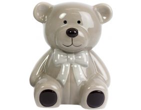 Tirelire enfant en dolomite Nounours 15 cm (Brun)