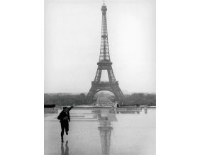 Toile imprimée La Tour Eiffel - W. Ronis 50x70 cm