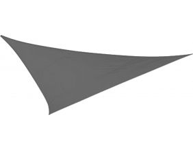 Toile d'ombrage triangulaire 5 mètres (Gris)
