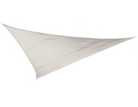 Toile d'ombrage triangulaire 5 mètres (Blanc gardenia)
