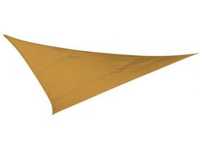 Toile d'ombrage triangulaire 5 mètres (Ocre)