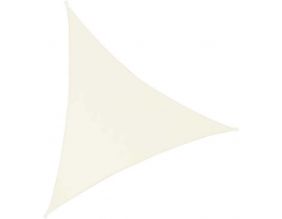 Toile d'ombrage triangulaire 3 mètres (Blanc cassé)