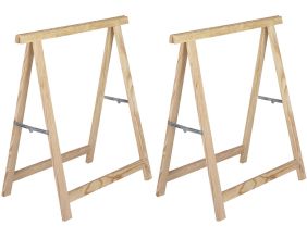 Tréteau en pin standard section 40x17 mm (Lot de 2)