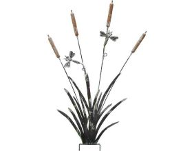 Tuteur décoratif en fer Libellules 43 x 83 cm