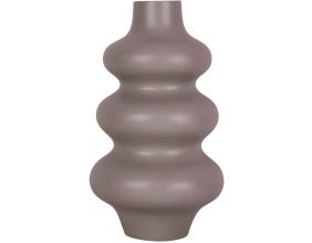 Vase en céramique Circles 29 cm (Taupe)